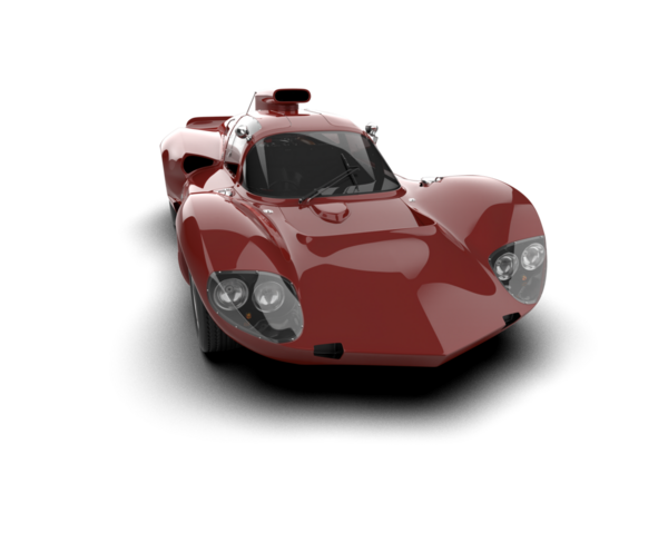 Beyaz arka planda modern bir araba. 3d oluşturma