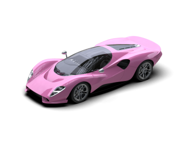 Siyah arka planda süper spor araba. vektör illüstrasyonu