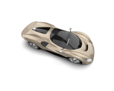 Beyaz arkaplandaki araba