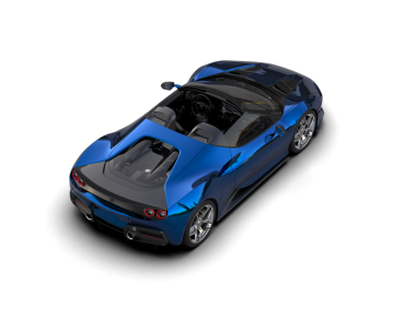 Modern araba beyazda izole edilmiş. 3D görüntüleme - illüstrasyon