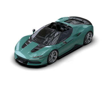 Süper modern süper araba beyaz arka planda izole edilmiş. 3d illüstrasyon