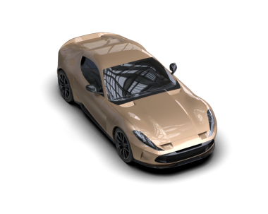 Bir markanın 3 boyutlu tasarımı - daha az genel bir araba