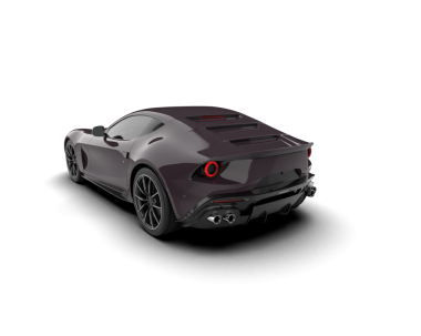 Stüdyo ortamında daha az genel bir konsept arabanın 3 boyutlu çizimi