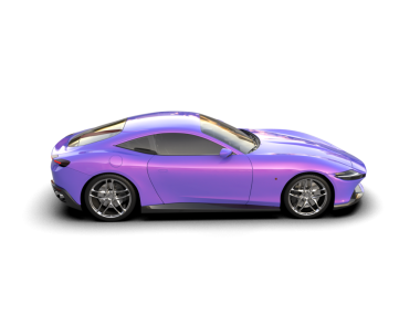 araba beyaz arkaplanda izole edildi