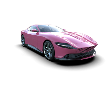 Bir arabanın 3 cg görüntüsü