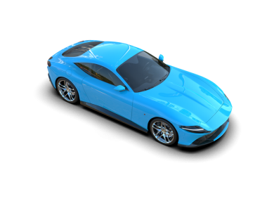 Daha az genel bir konsept arabanın 3 boyutlu çizimi