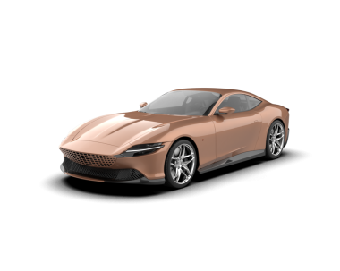 Beyaz arka planda bir araba. 3d oluşturma