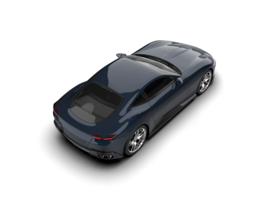 Stüdyo ortamında daha az genel bir konsept arabanın 3 boyutlu çizimi