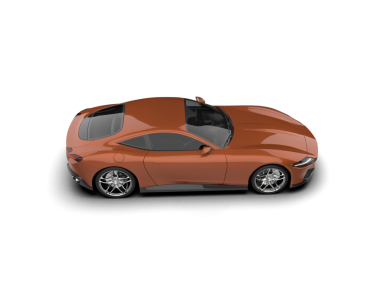 Modern spor araba - ön manzara. yüksek - kalite resimleme