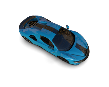 Bir markanın 3 boyutlu tasarımı - daha az genel bir araba