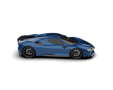 beyaz arkaplanda izole edilmiş araba 3 boyutlu görüntüleme