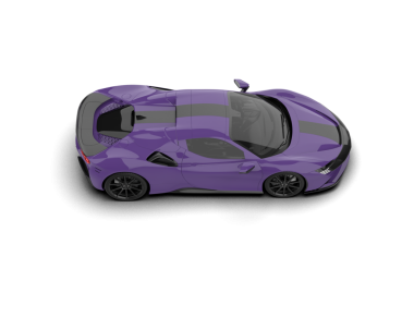 modern araba beyaz arkaplanda izole edilmiş 3 boyutlu görüntüleme