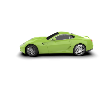 Gerçekçi bir araba. Yan görünüş. Beyaz arkaplanda izole edilmiş vektör illüstrasyonu