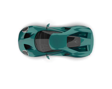 modern araba siyah arka planda izole edilmiş. 3 Boyutlu Hazırlama