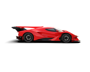 Süper modern araba. 3d illüstrasyon