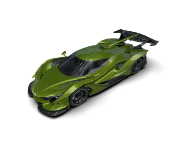 Daha az genel bir konsept arabanın 3 boyutlu çizimi