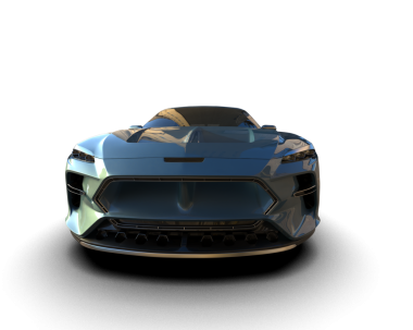 modern araba kırpma yolu ile siyah arkaplanda izole.