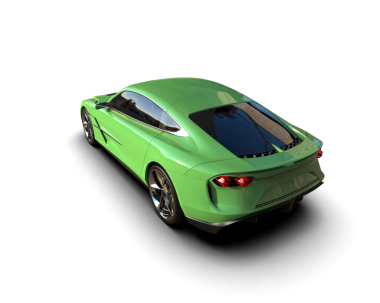 modern otomobil arka planda izole edildi.