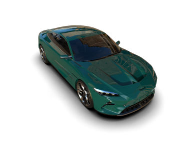 3 boyutlu bir araba..