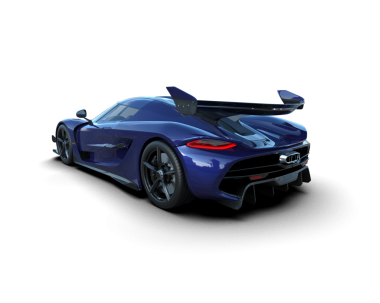 modern spor araba gri arka planda izole edildi