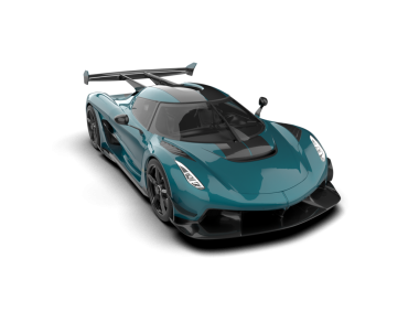 Süper modern araba. 3 Boyutlu Hazırlama