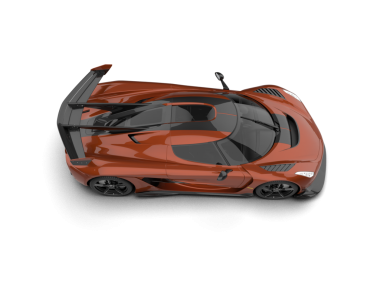 Modern araba beyazda izole edilmiş. 3d illüstrasyon - illüstrasyon