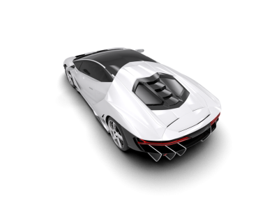 beyaz modern spor araba