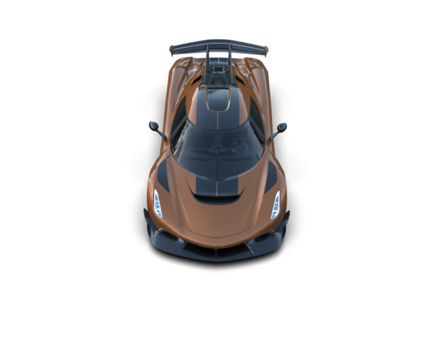 Süper modern araba. 3d oluşturma.