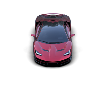 kırmızı spor araba 3D görüntüleme