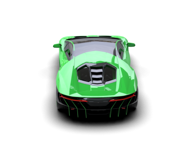 Gerçekçi araba 3 boyutlu görüntüleme