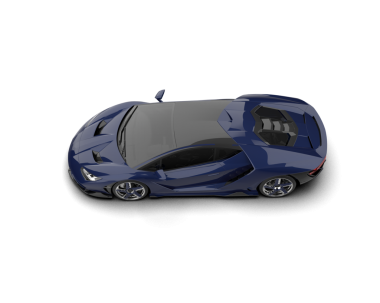 araba beyaz arkaplanda izole edildi