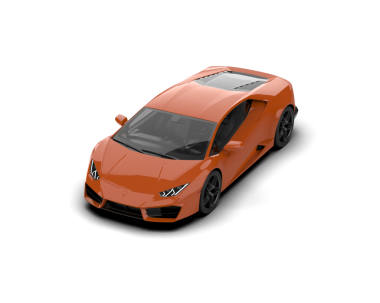 Stüdyo ortamında daha az genel bir konsept arabanın 3 boyutlu çizimi