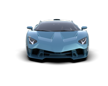 Gerçekçi bir araba. 3d oluşturma