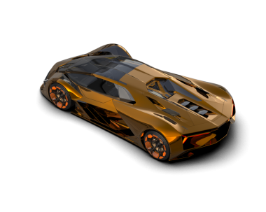 Daha az genel bir konsept arabanın 3 boyutlu çizimi. izole edilmiş siyah.