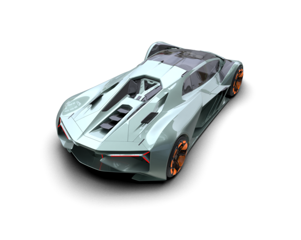 Modern spor yarış arabası beyazlar üzerinde izole