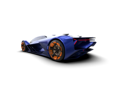 Bir arabanın 3 cg görüntüsü