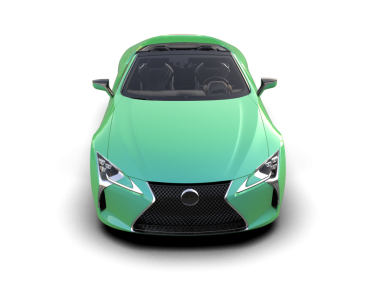 Araba beyaz arka planda izole edilmiş. 3d görüntüleme - resim