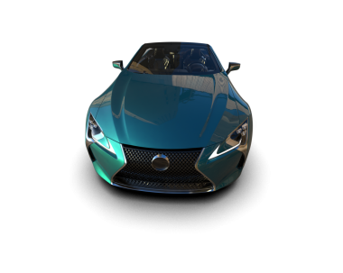Siyah arka planda 3D model araba. 3 Boyutlu Hazırlama