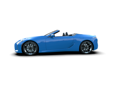 Stüdyo ortamında daha az genel bir konsept arabanın 3 boyutlu çizimi