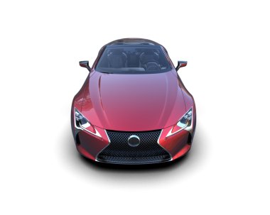 Siyah arka planda kırmızı modern araba.