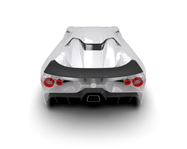 Siyah arka planda modern araba.