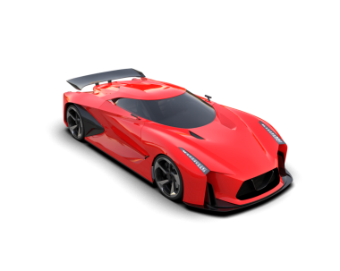 Daha az genel bir konsept arabanın 3 boyutlu çizimi