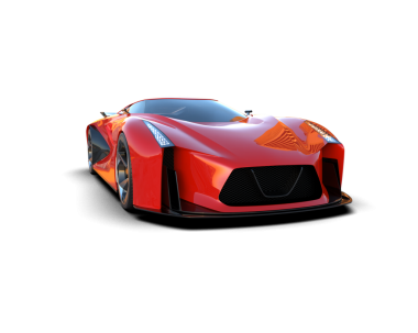 3 boyutlu bir araba..