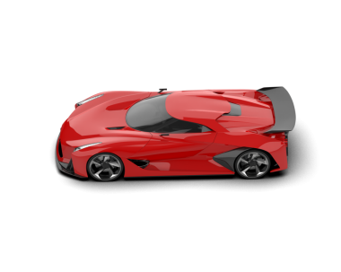 kırmızı spor SUV arabası