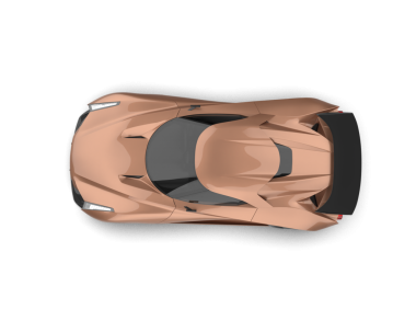 Modern araba izole edilmiş. 3d oluşturma