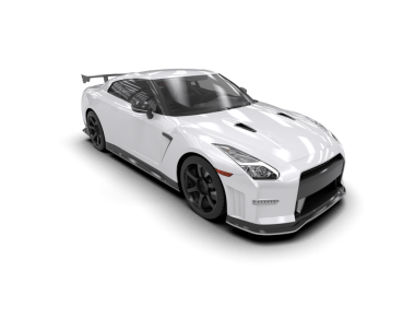 Stüdyo ortamında daha az genel bir konsept arabanın 3 boyutlu çizimi