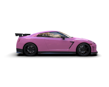 Bir arabanın 3 boyutlu resmi