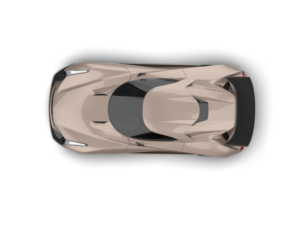 modern araba gri arka planda izole edildi