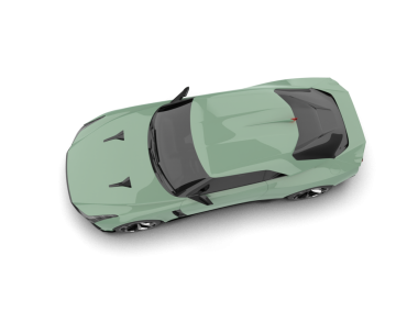 Şeffaf arkaplanda spor araba    