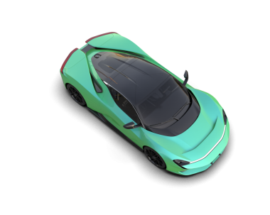 Modern araba. 3 Boyutlu Hazırlama